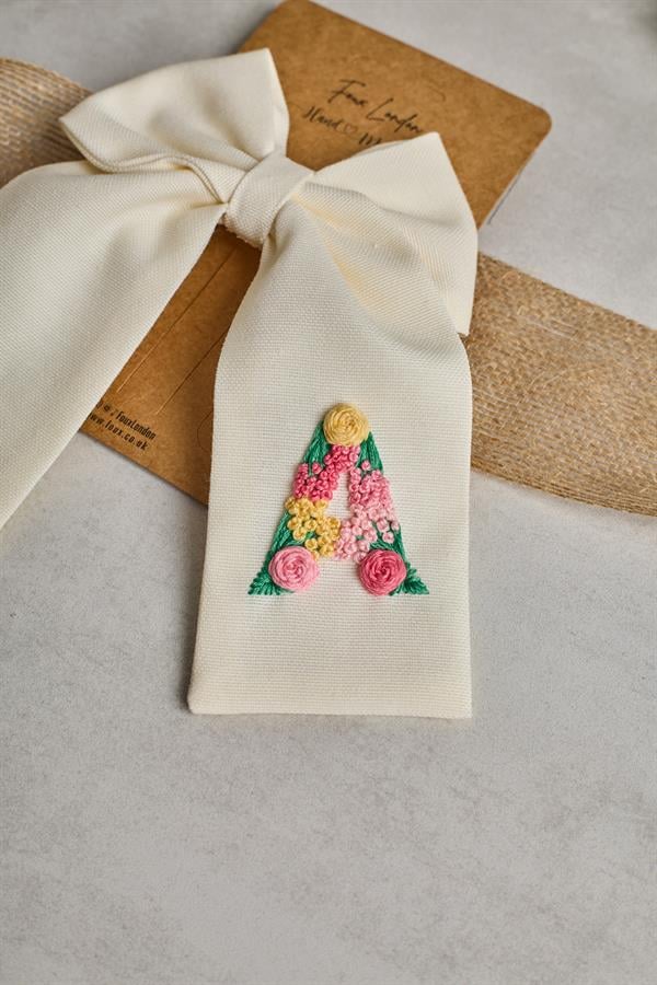 A Embroidered Bow Tie