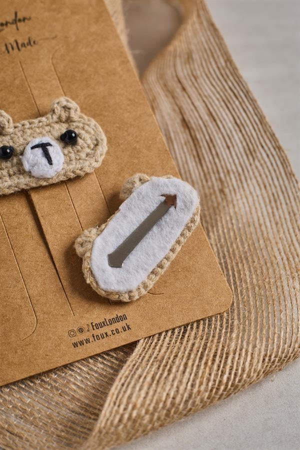 dy Bear Crochet Clips