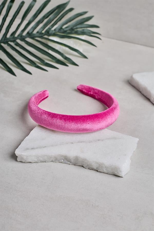 Fuchsia Velvet Headband
