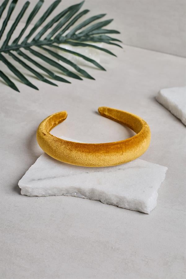 Mustard Velvet Headband