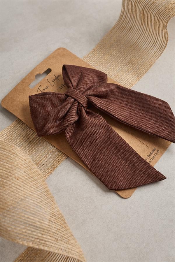 Brown Mini Bow Tie