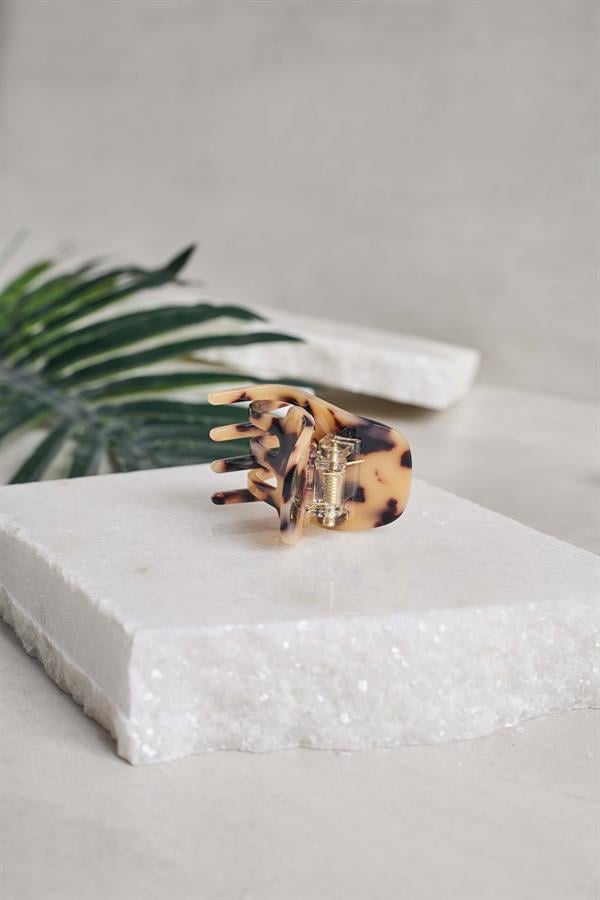 Classic Midi Leopard Acetate Claw