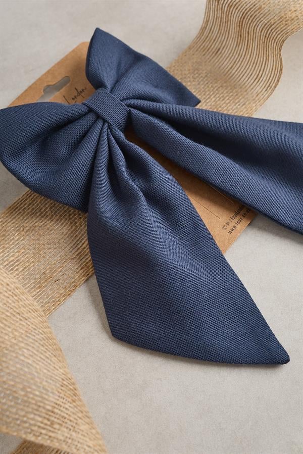 Navy Blue Bow Tie