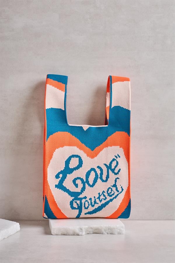 Love Yourself Knitted Tote Bag