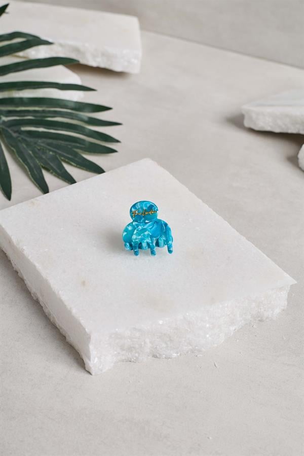 Mini Turquoise Acetate Claw
