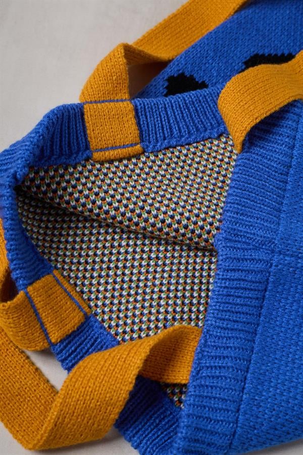 Nazar Beaded Knitted Tote Bag