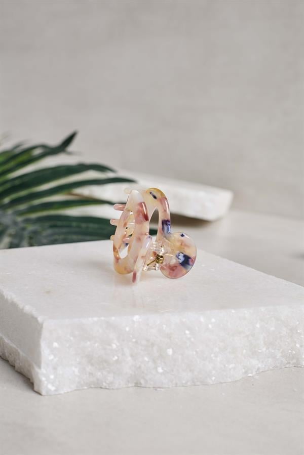 Oval Midi Sand Acetate Claw