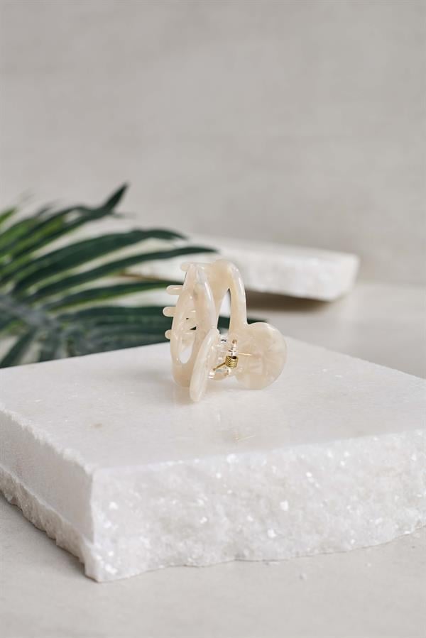 Oval Midi Pearlescent Acetate Claw