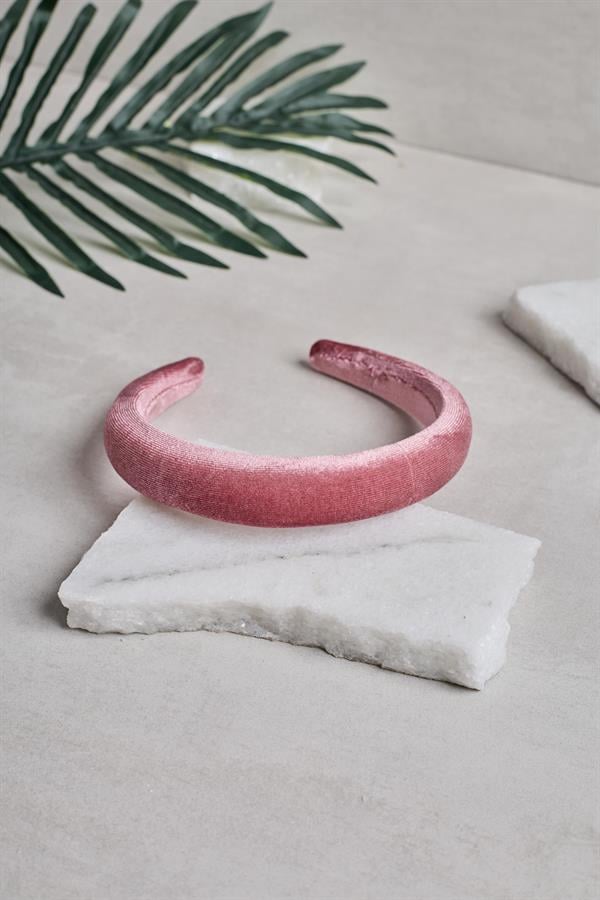 Pink Velvet Headband
