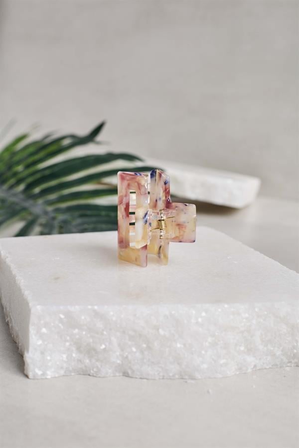 Rectangle Midi Sand Acetate Claw