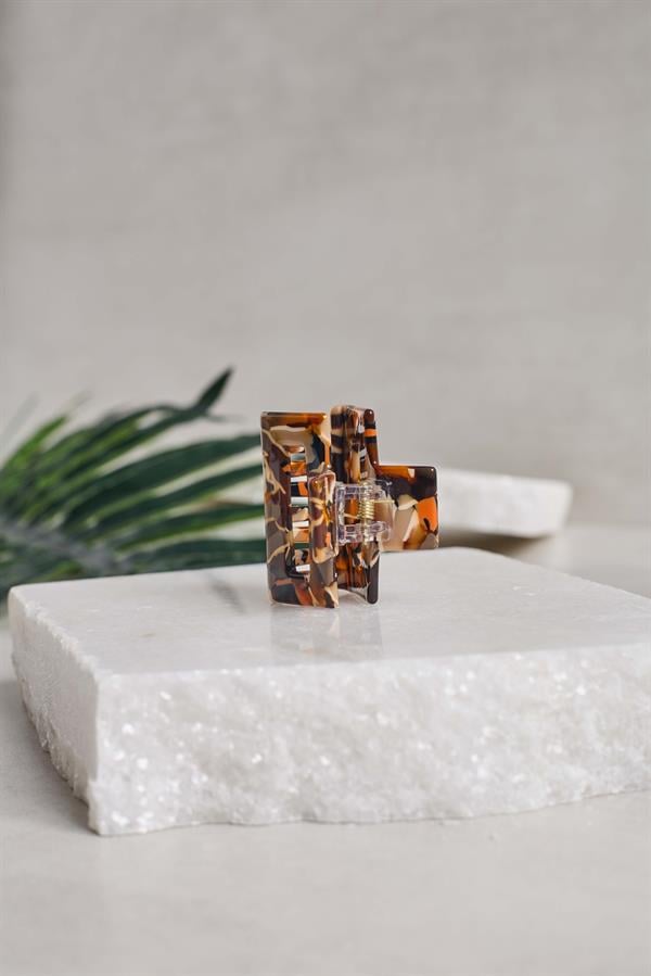 Rectangle Midi Turtle Acetate Claw
