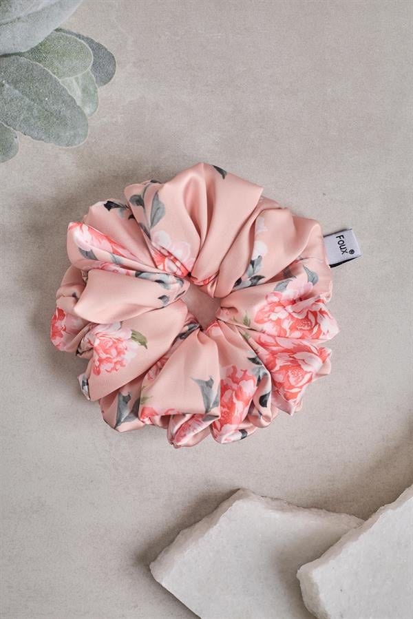 Rose Plea Gathered Scrunchie