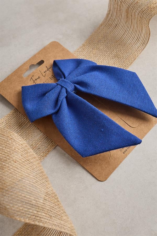Saks Blue Mini Bow Tie