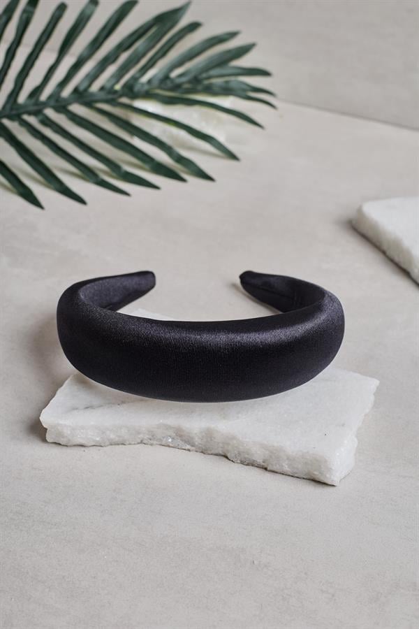 Black Satin Headband