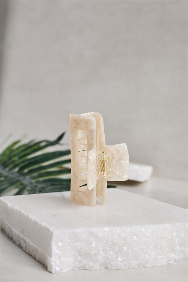 Std Rectangular Pearlescent Acetate Claw