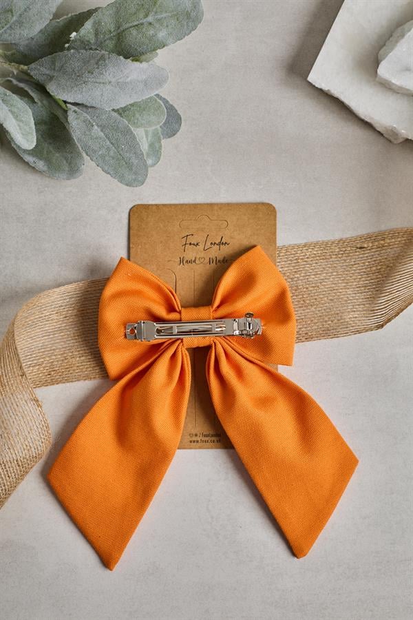 Orange Bow Tie