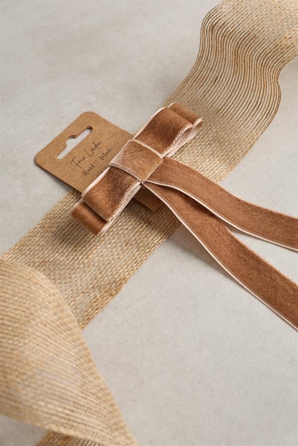 Milk Coffee Ribbon Tie