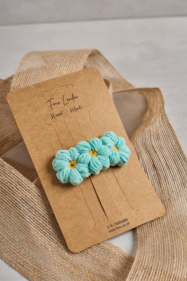 3-Piece-Mint-Daisy-Crochet-Clips