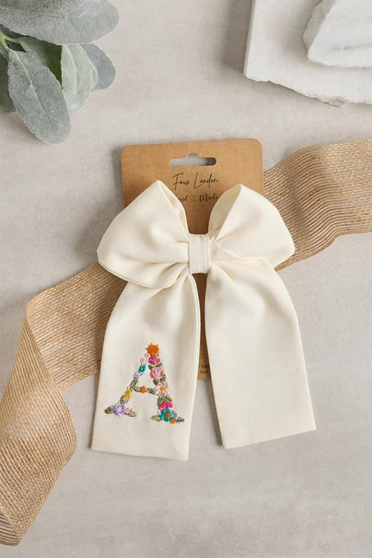 A Embroidered Bow Tie