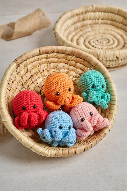 Octopus Keychain