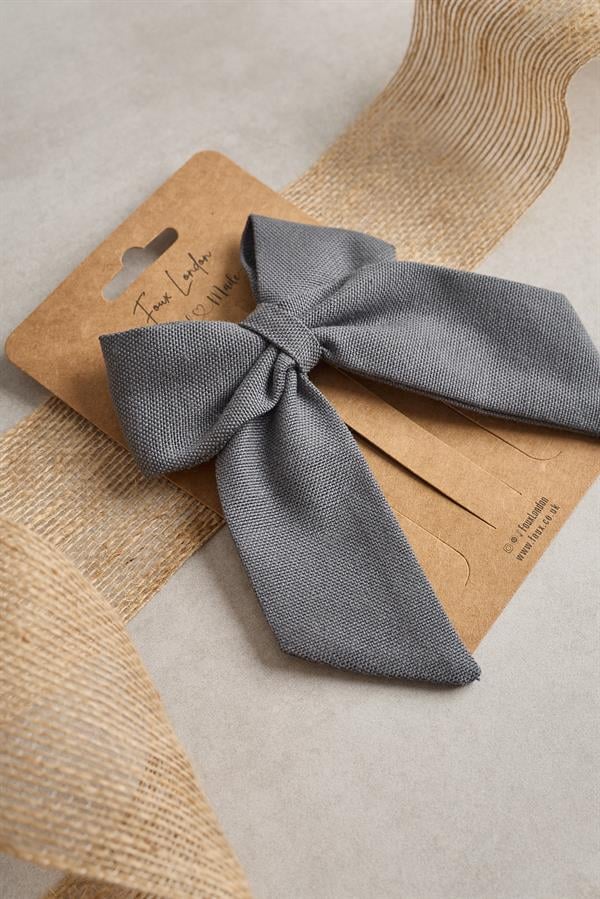 Anthracite Mini Bow Tie