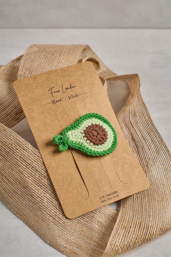 Avocado Crochet Clips