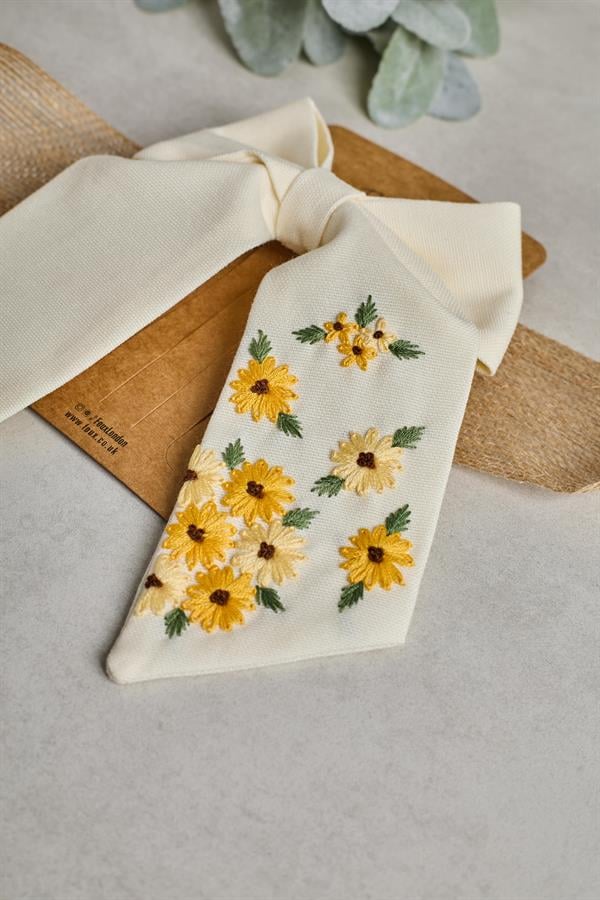 London Embroidered Bow Tie