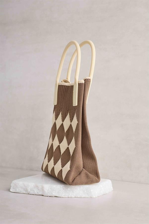 Brown Patterned Bag