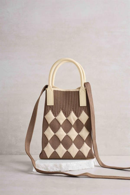 Brown Patterned Bag