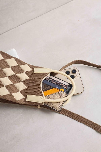 Brown Patterned Bag
