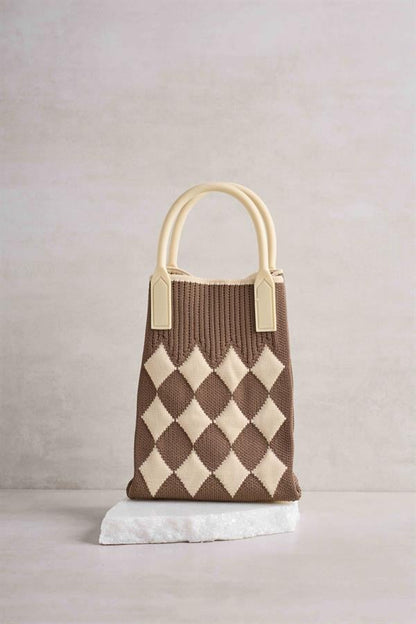 Brown Patterned Bag