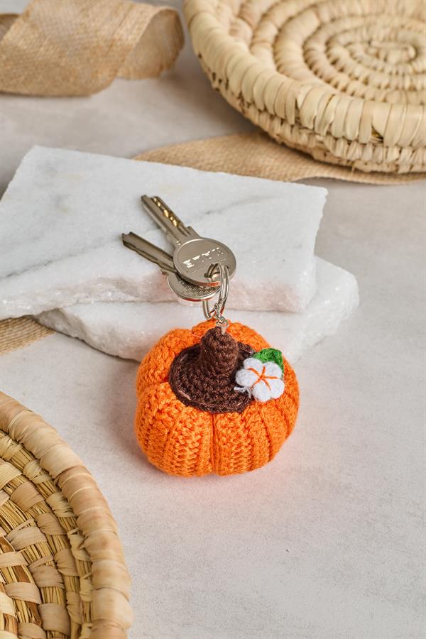Pumpkin Keychain