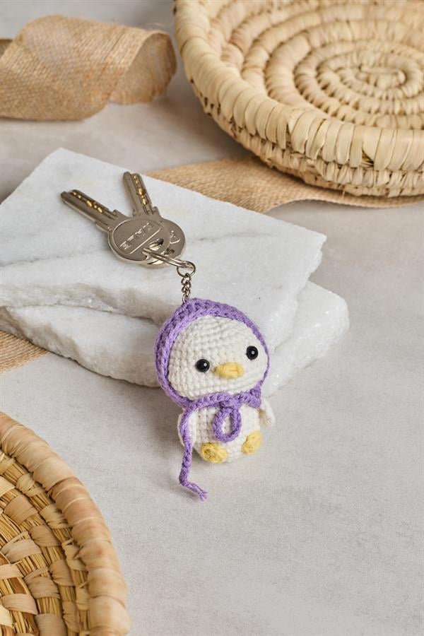 Hooded Chick Keychain