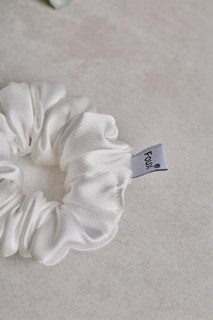 White Small Scrunchie
