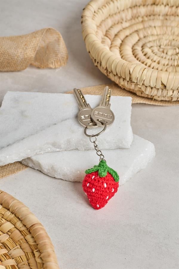 Strawberry Keychain