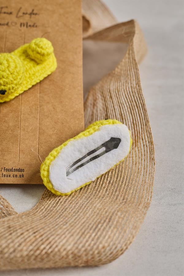 Chick 3D Crochet Clips