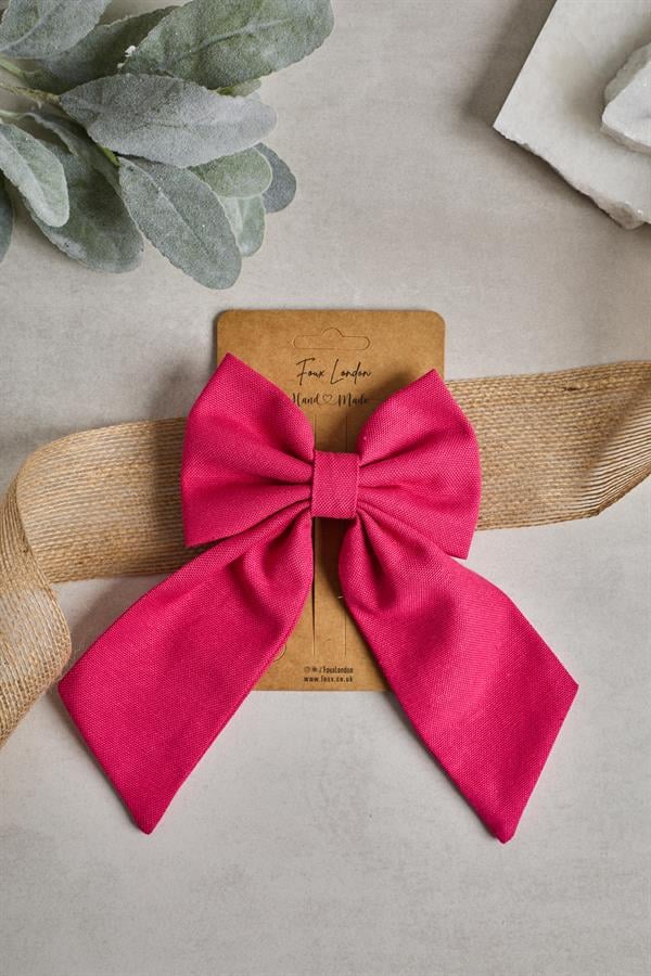 Fuchsia Bow Tie