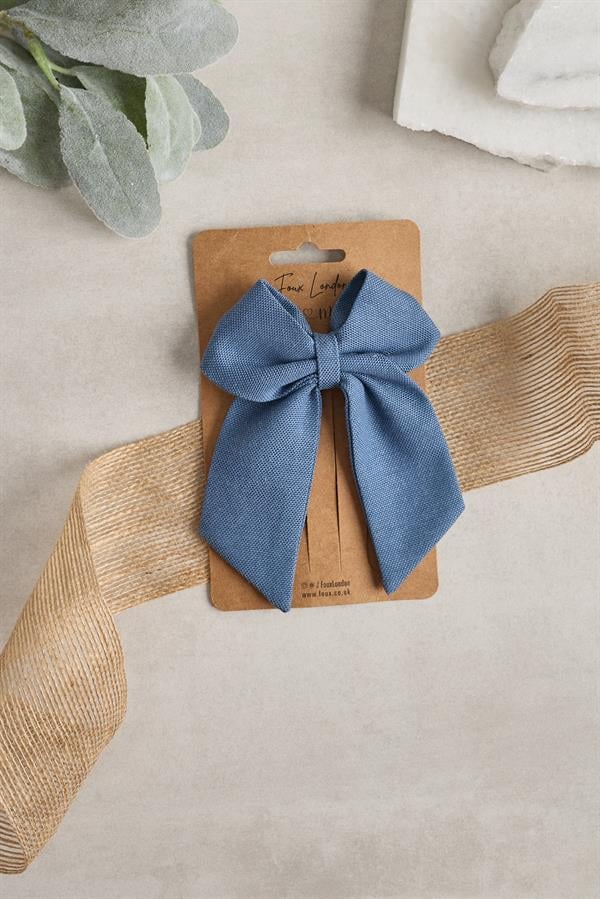 Indigo Mini Bow Tie