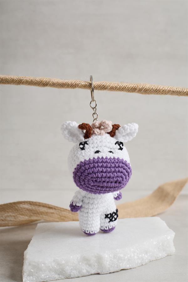 Cow Keychain