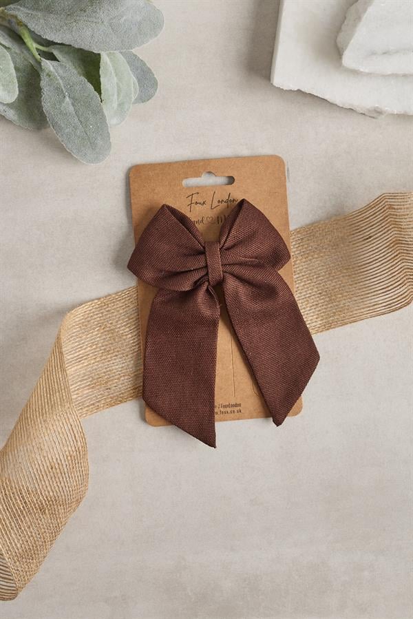 Brown Mini Bow Tie