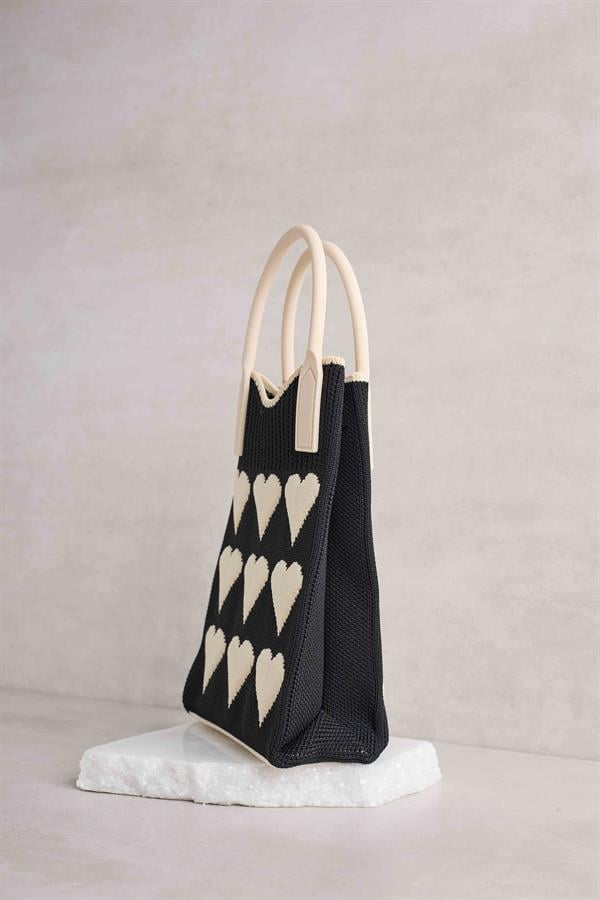 Heart Black Bag