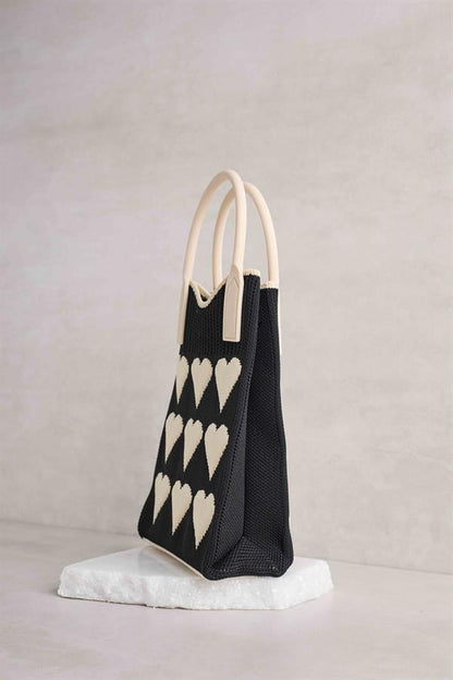 Heart Black Bag