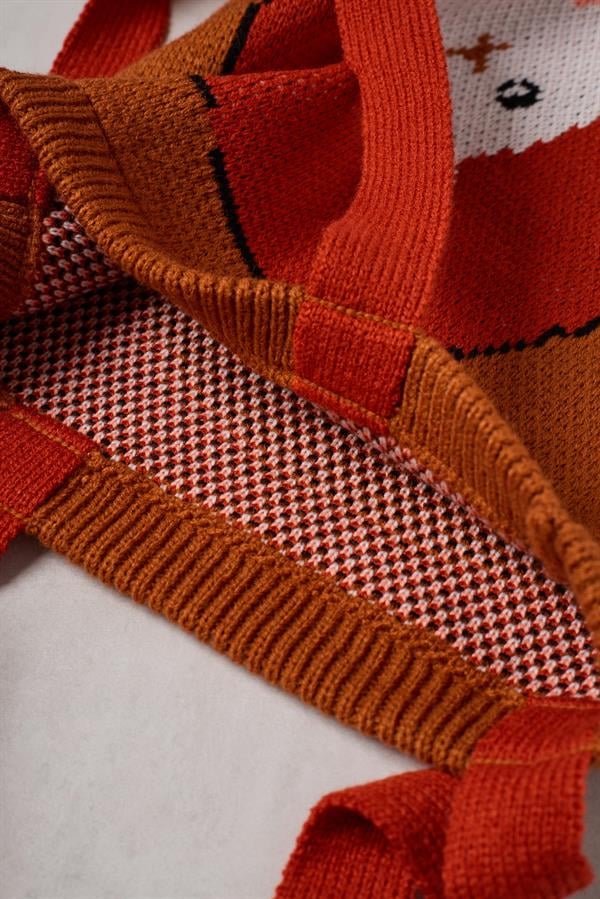 Cat on the Sofa Knitted Tote Bag