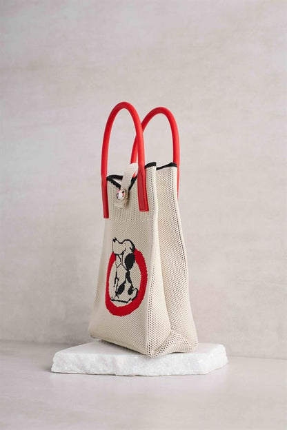 Cream Dog Bag