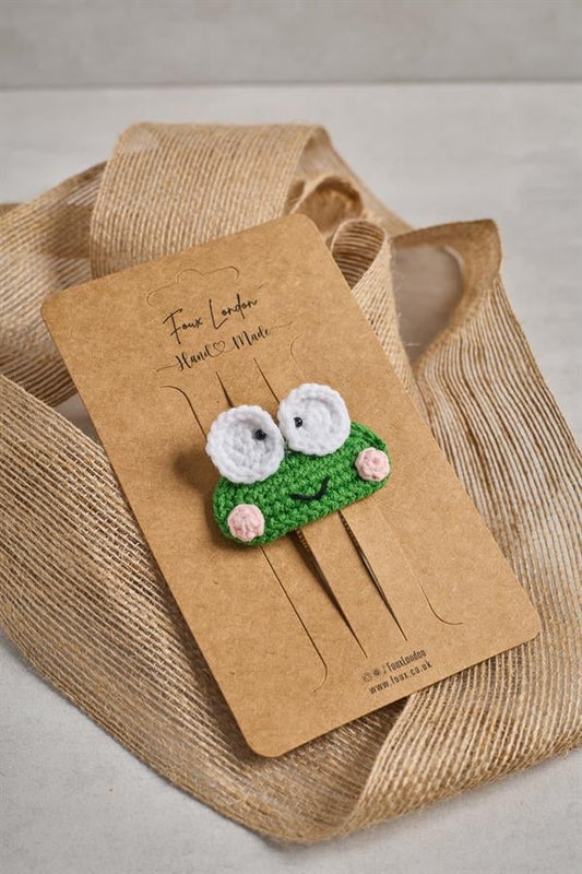 Frog Crochet Clips