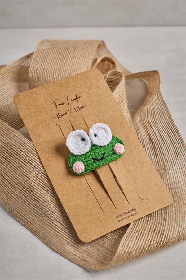 Frog Crochet Clips