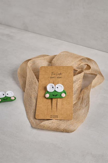 Frog Crochet Clips