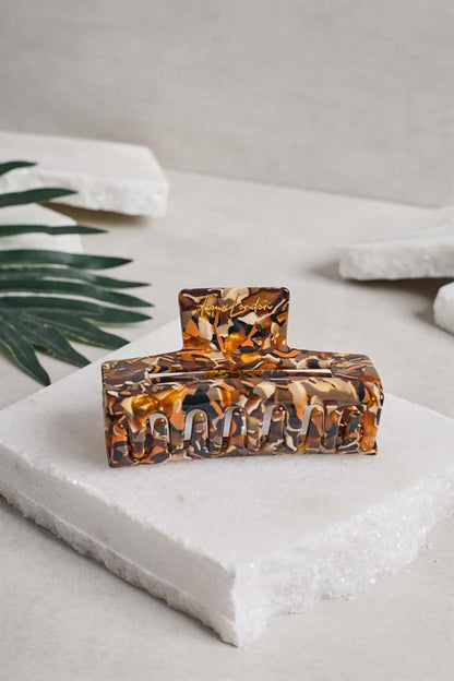 L Rectangular Turtle Acetate Claw