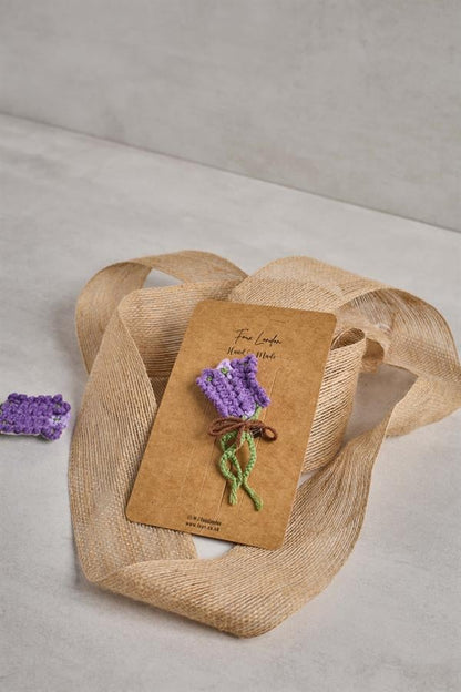 Lavender Crochet Clip