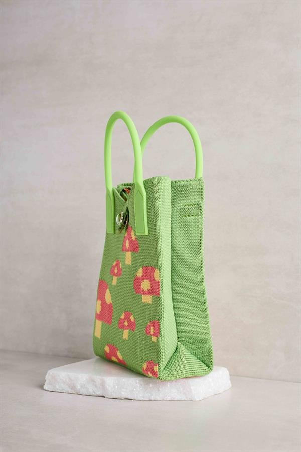 Mushroom Knitted Bag